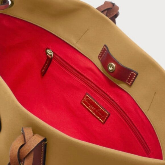 Dooney&Bourke Large Khaki Nylon Shopper- NWT - Picture 2 of 3